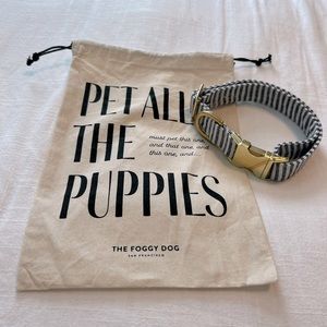 The Foggy Dog Dusty Blue Dog Collar